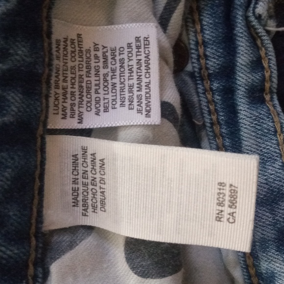 Lucky Brand Brooke Capri Mid/Light Wash Jeans 8X29" - Picture 9 of 10